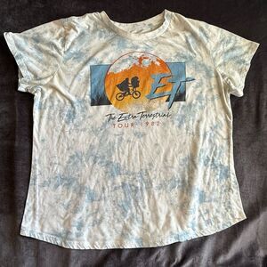 E.T. The Extra-Terrestrial Tour 1982 Graphic Tee | Tie Dye | Retro Movie Shirt